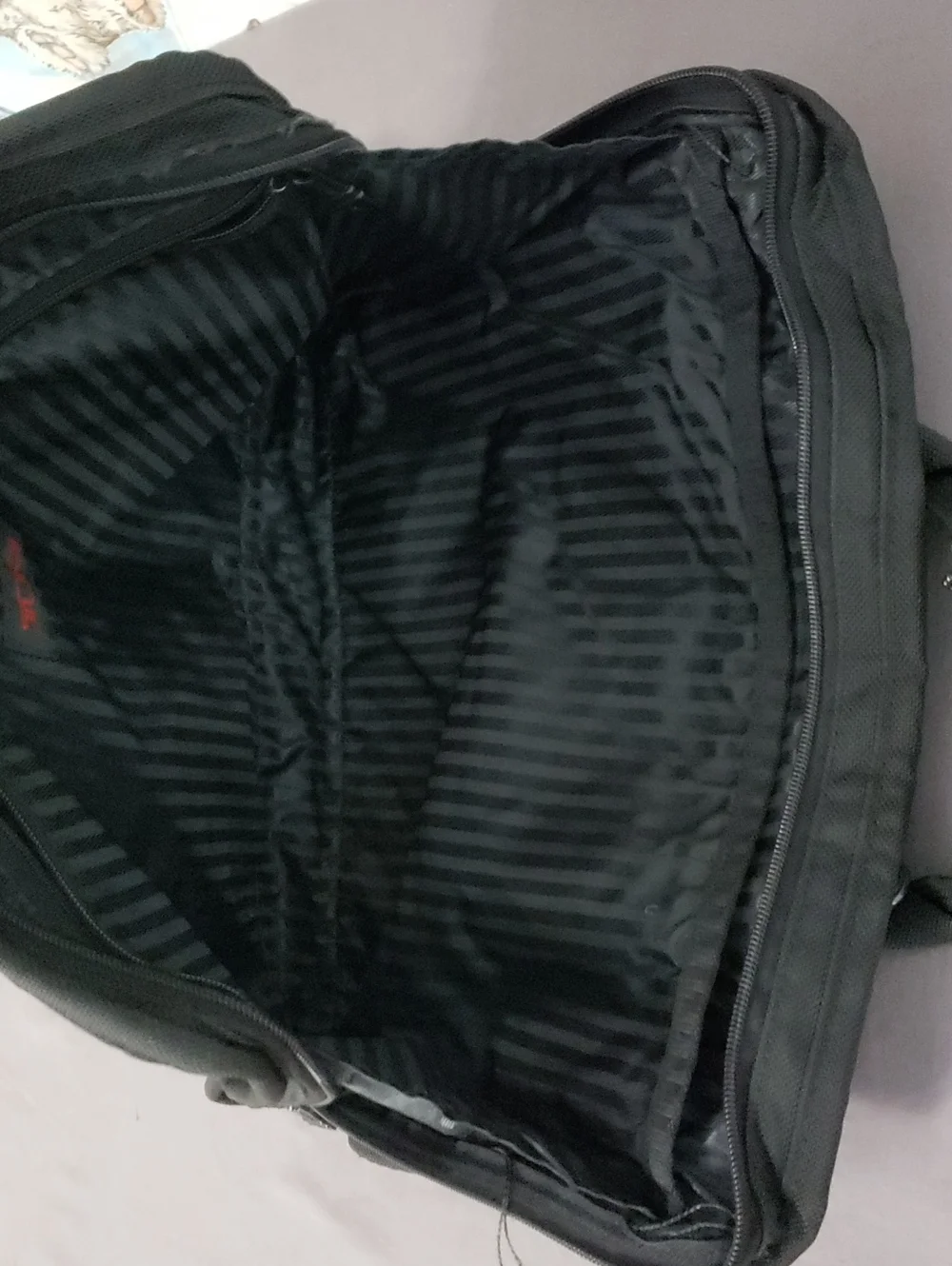 TUMI Black Ballistic Nylon Laptop Briefcase Messenger Bag Business Travel 2603D3